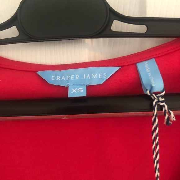 Draper James NWT PINK Flounce Smocked Shift Dress XS - Picture 8 of 10